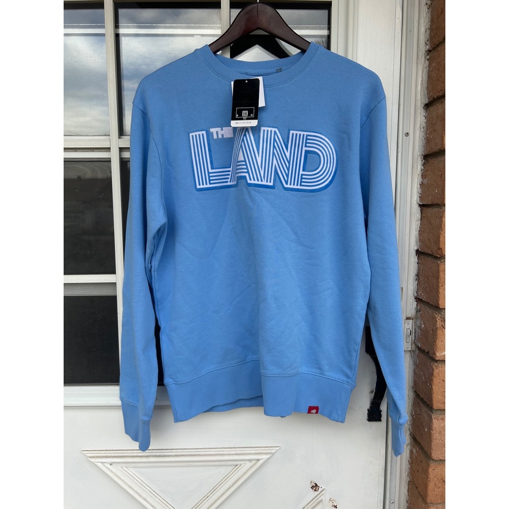 Sportiqe NBA Cleveland Cavaliers The Land Crewneck Sweatshirt Blue Mens Medium